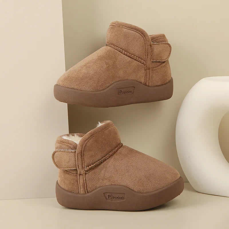 Winter Baby Girl Shoes Toddler Snow Boots Infant Plush Warm Kids Ankle Boots Boys Cotton Shoes rrkcq5-sy.myshopify.com