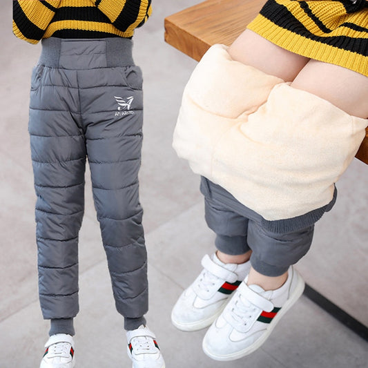 Warm Thicken Boys Girls Down Pants Winter Children High Quality Trousers Teens Boy Girl Down Trousers Kids Ski Down Padded Pants rrkcq5-sy.myshopify.com