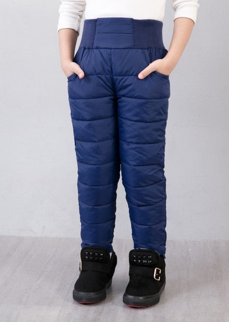 Warm Thicken Boys Girls Down Pants Winter Children High Quality Trousers Teens Boy Girl Down Trousers Kids Ski Down Padded Pants rrkcq5-sy.myshopify.com