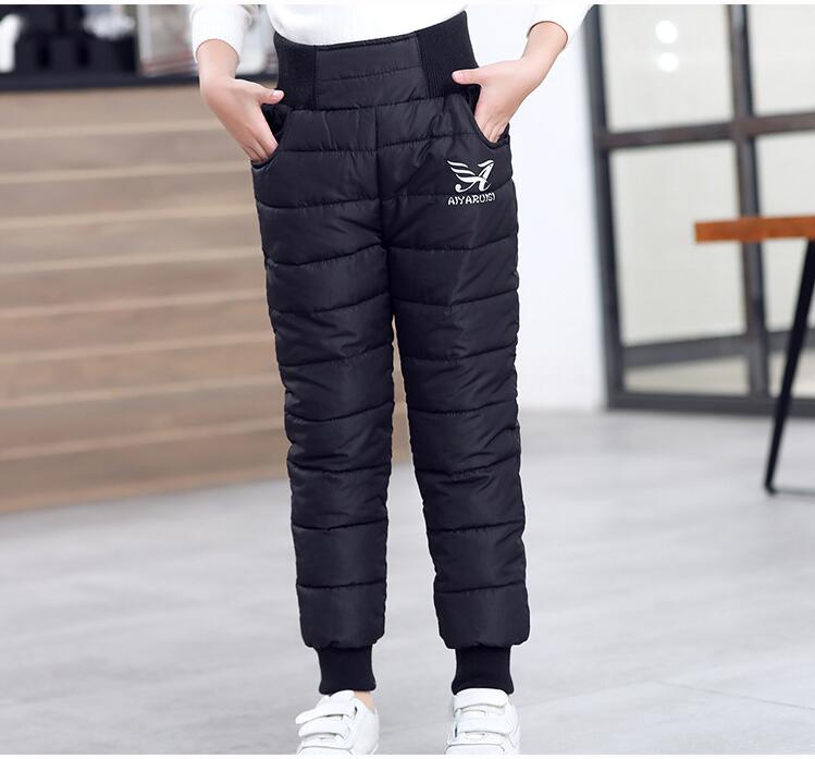 Warm Thicken Boys Girls Down Pants Winter Children High Quality Trousers Teens Boy Girl Down Trousers Kids Ski Down Padded Pants rrkcq5-sy.myshopify.com