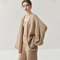 Women’s Chunky Knit Open Front Cardigan