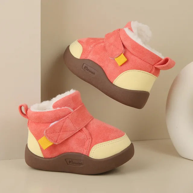 Winter Baby Girl Shoes Toddler Snow Boots Infant Plush Warm Kids Ankle Boots Boys Cotton Shoes rrkcq5-sy.myshopify.com