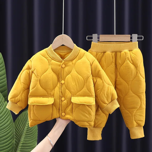 1 2 3 4 5 Years Winter Boys Clothing Sets Alphabet Fashion Warm Coat And Pants 2Pcs Boys Suits Birthday Gifts New Kids Clothes rrkcq5-sy.myshopify.com