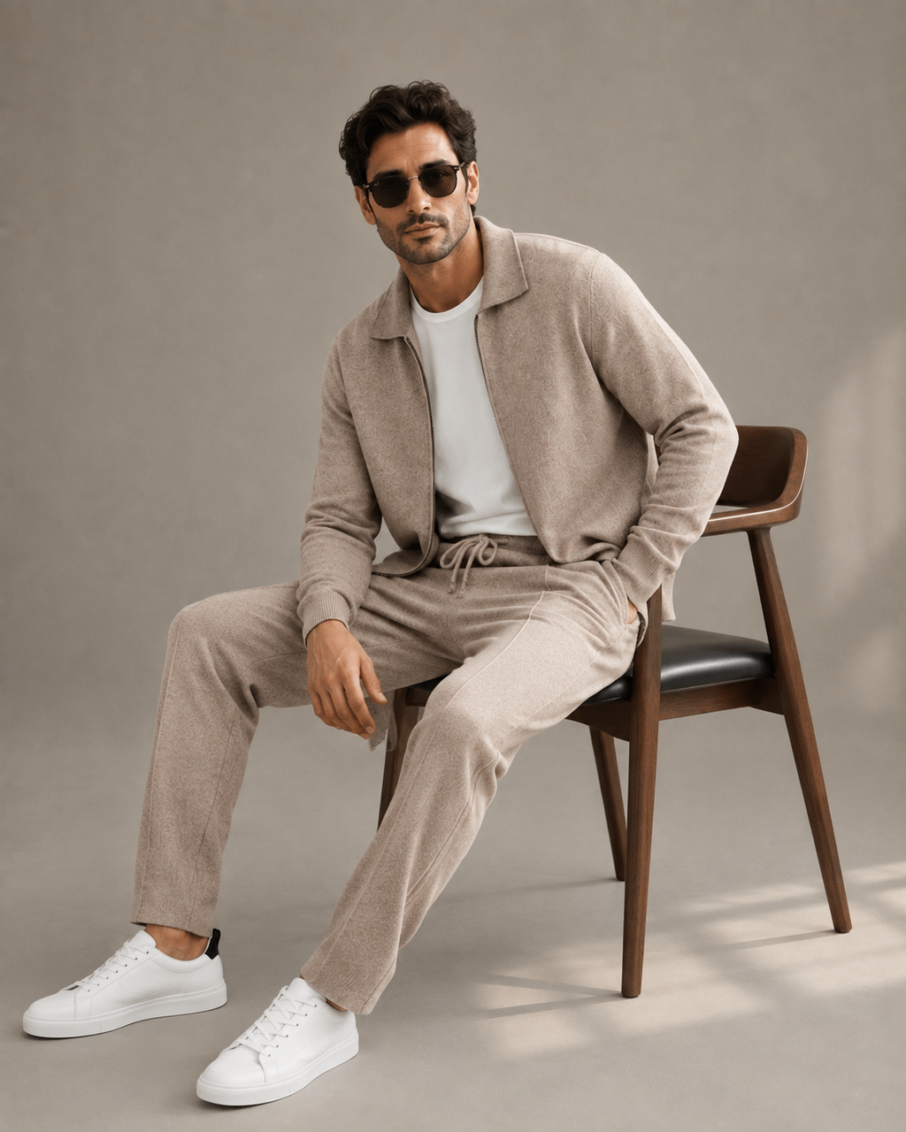 Men’s Premium Knit Co-Ord Set - 100% Merino Wool