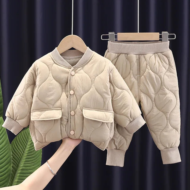 1 2 3 4 5 Years Winter Boys Clothing Sets Alphabet Fashion Warm Coat And Pants 2Pcs Boys Suits Birthday Gifts New Kids Clothes rrkcq5-sy.myshopify.com