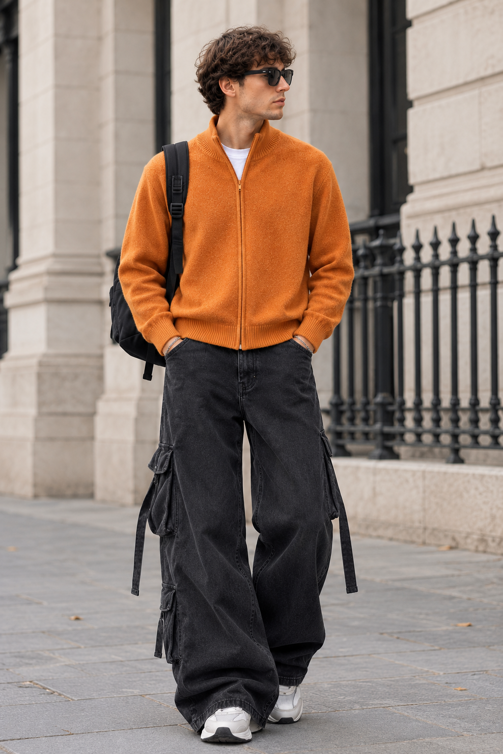 Men's 100% Cashmere Zip-Up Cardigan – 7GG