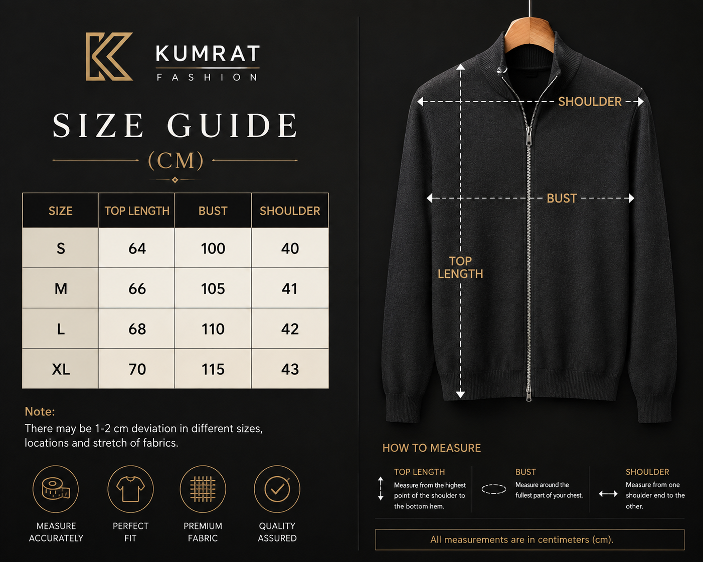 Men’s Zip-Up Knit Cardigan - 100% Goat Cashmere Wool