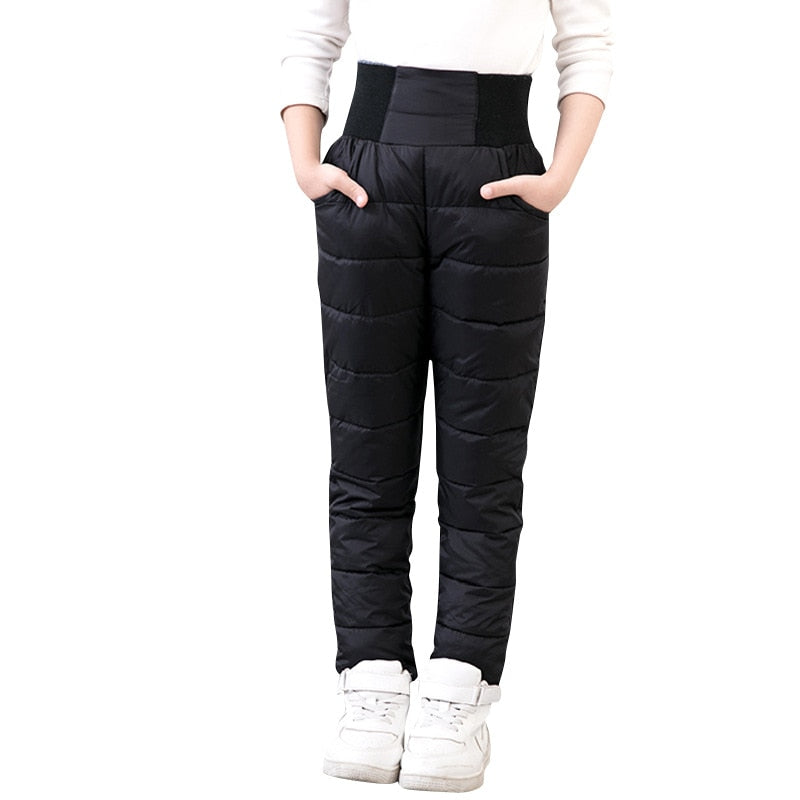 Warm Thicken Boys Girls Down Pants Winter Children High Quality Trousers Teens Boy Girl Down Trousers Kids Ski Down Padded Pants rrkcq5-sy.myshopify.com