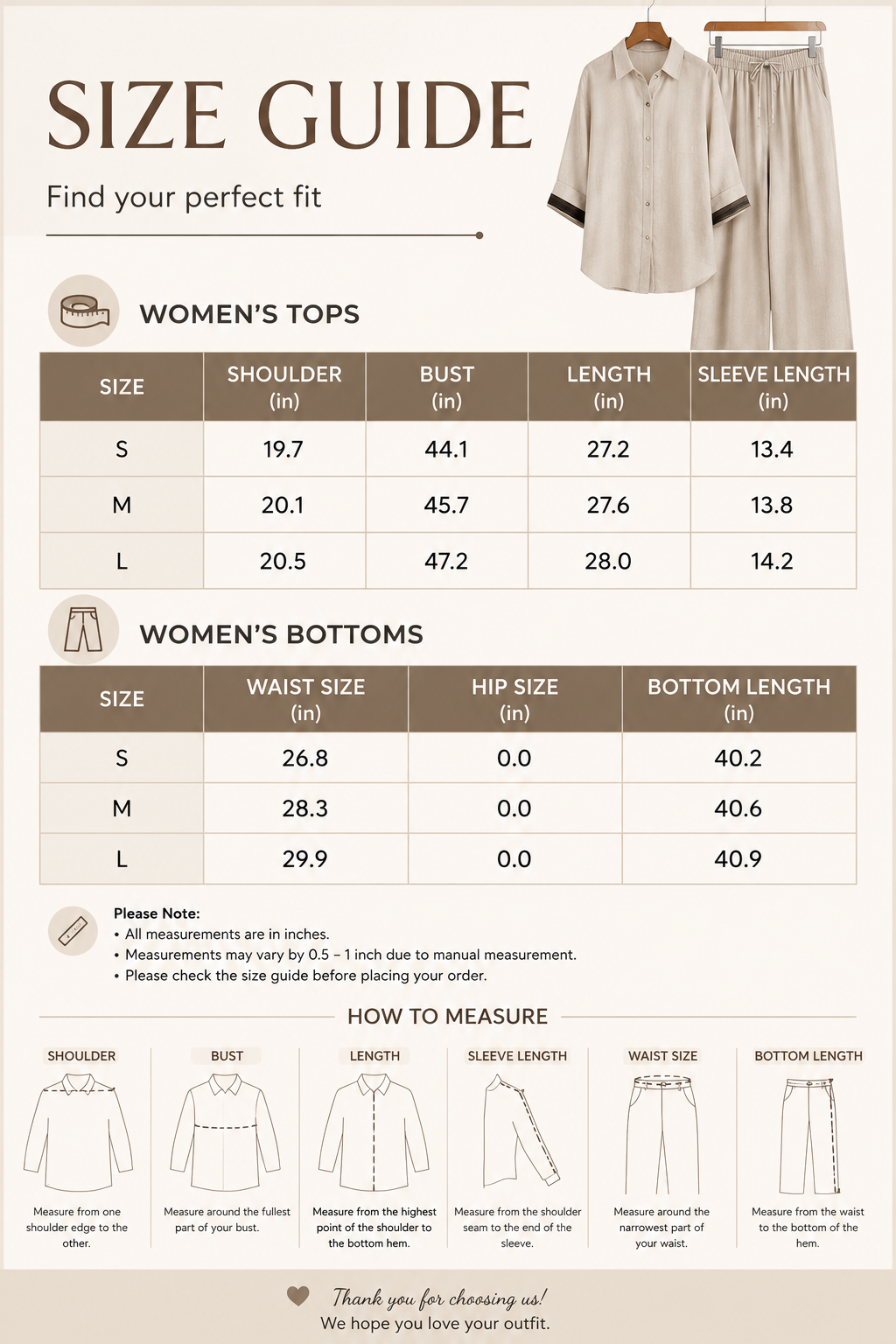 Women’s Linen Co-Ord Set Relaxed Shirt & Wide Leg Trouser – Beige