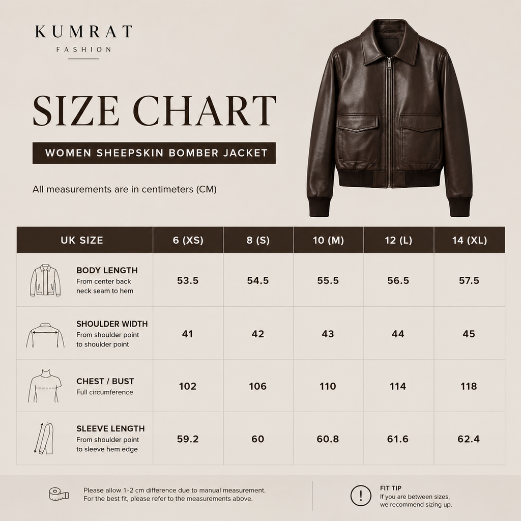 Women’s Premium Leather Jacket – Dark Coffee