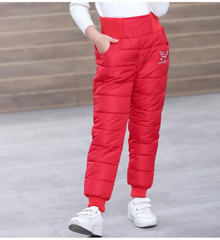 Warm Thicken Boys Girls Down Pants Winter Children High Quality Trousers Teens Boy Girl Down Trousers Kids Ski Down Padded Pants rrkcq5-sy.myshopify.com