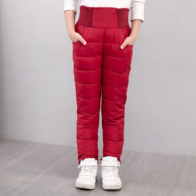 Warm Thicken Boys Girls Down Pants Winter Children High Quality Trousers Teens Boy Girl Down Trousers Kids Ski Down Padded Pants rrkcq5-sy.myshopify.com