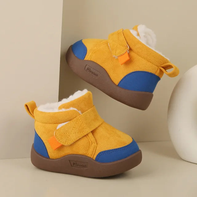 Winter Baby Girl Shoes Toddler Snow Boots Infant Plush Warm Kids Ankle Boots Boys Cotton Shoes rrkcq5-sy.myshopify.com