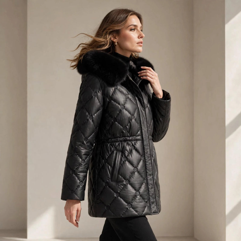 Women's Genuine Sheepskin Leather Jacket