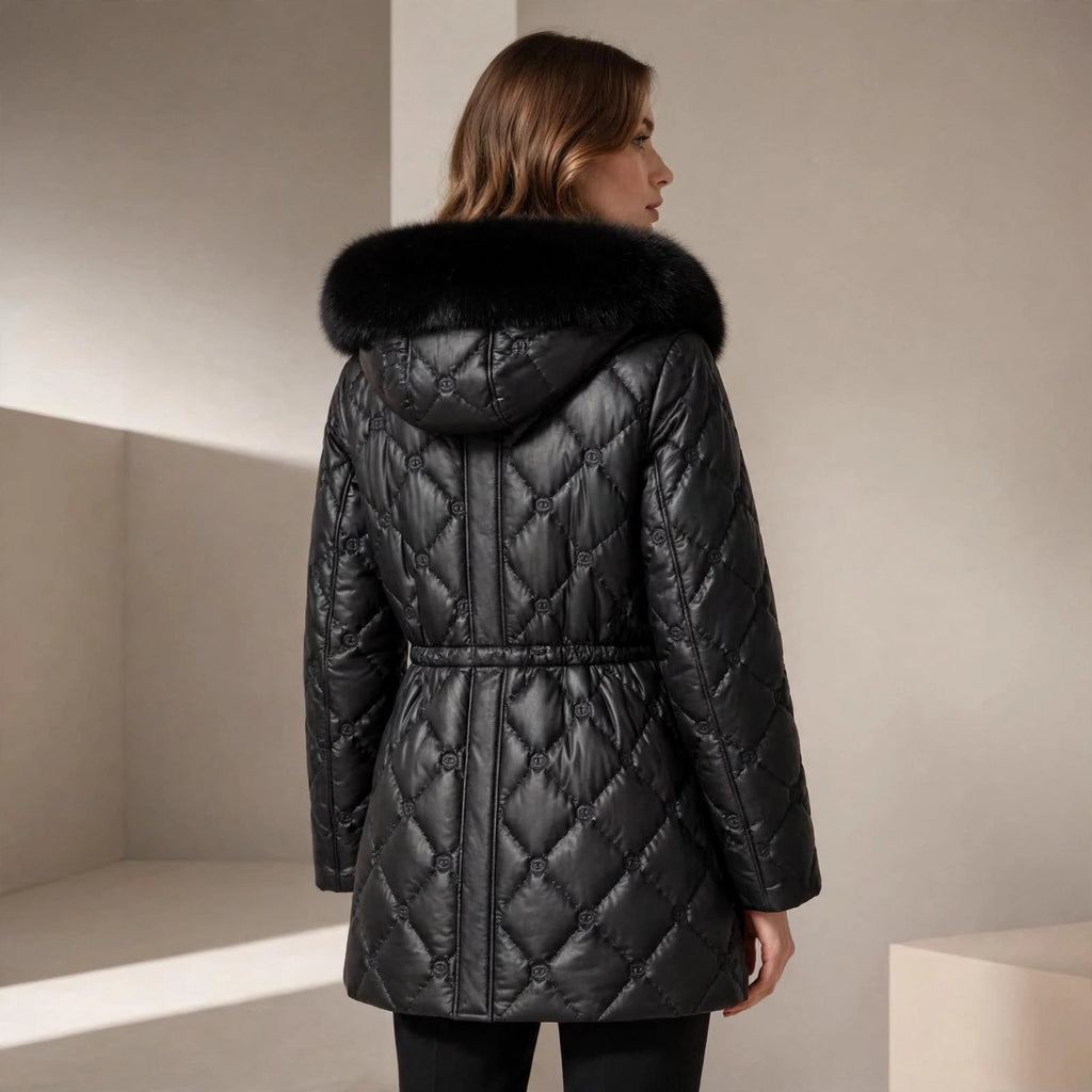 Women's Genuine Sheepskin Leather Jacket