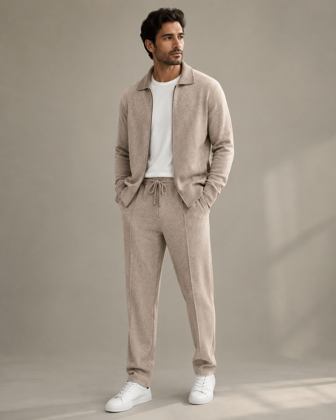 Men’s Premium Knit Co-Ord Set - 100% Merino Wool