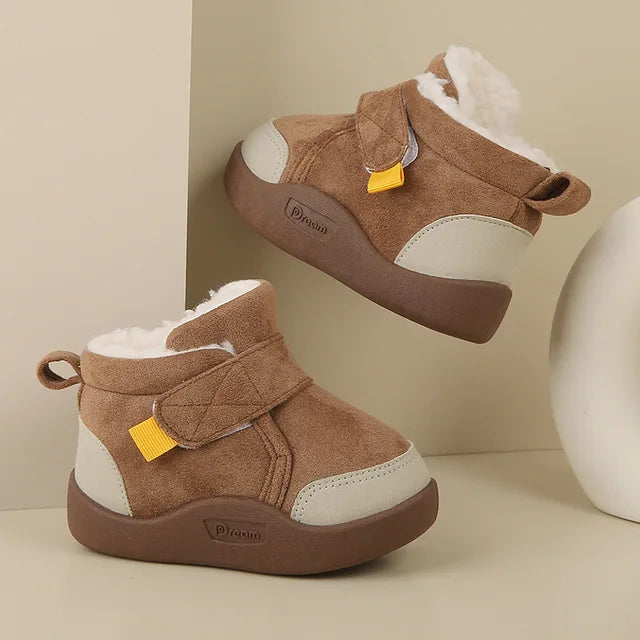 Winter Baby Girl Shoes Toddler Snow Boots Infant Plush Warm Kids Ankle Boots Boys Cotton Shoes rrkcq5-sy.myshopify.com